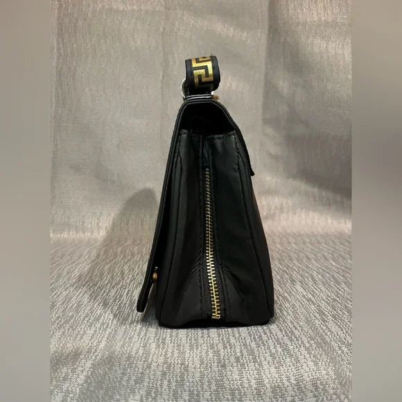 Versace Crossbody Bag Medusa Logo Small Purse Clutch Chic Vegan Wristlet NEW - Picture 5 of 9